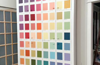 Paint Swatch Cupboard Repainted (Did I Make The Proper Choice?)